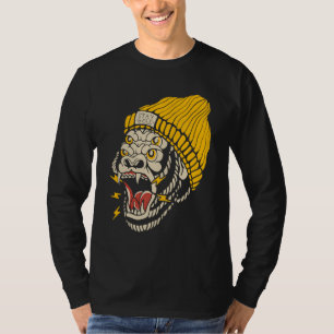 Gorilla American Traditional Tattoo Inked Old Scho T-Shirt