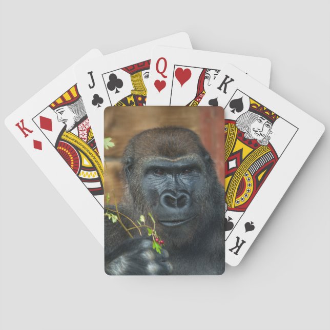 Gorilla And His Berries Playing Cards (Back)