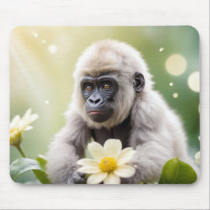 Gorilla Animal Fun Fantastic Surreal Wildlife Mouse Pad