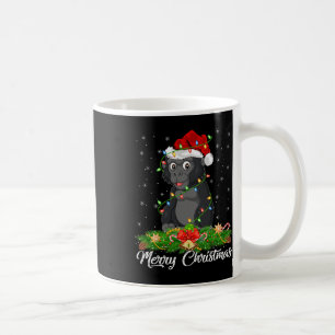Gorilla Animal Lover Matching Santa Hat Gorilla Ch Coffee Mug