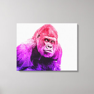 Gorilla Art Canvas Print