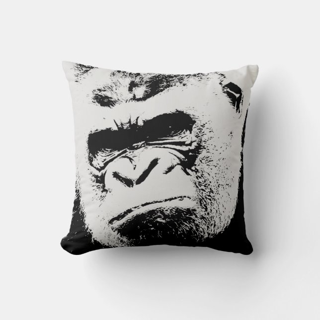 Gorilla Artwork Cushion (Front)