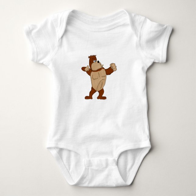 Gorilla Baby Bodysuit (Front)