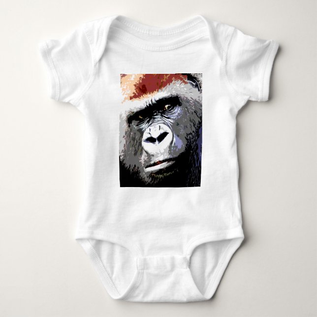 Gorilla Baby Bodysuit (Front)