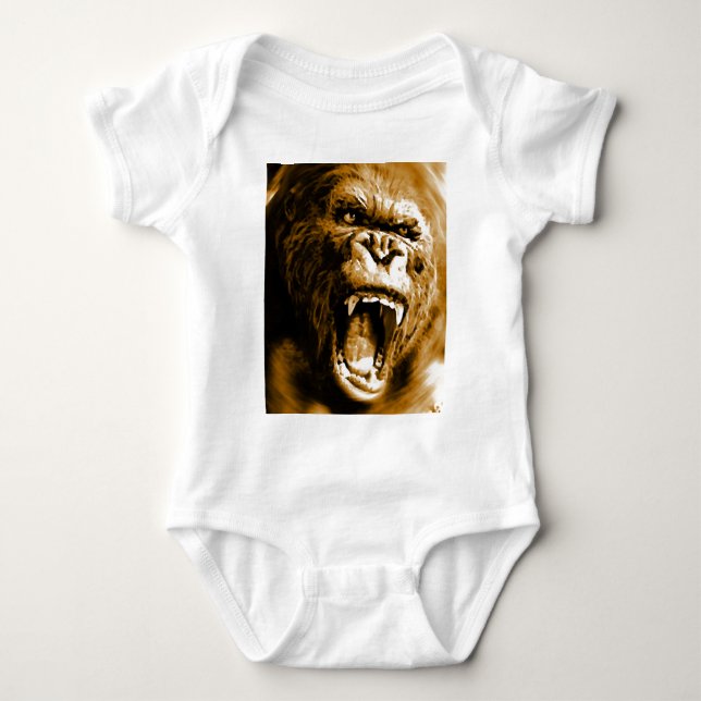 Gorilla Baby Bodysuit (Front)