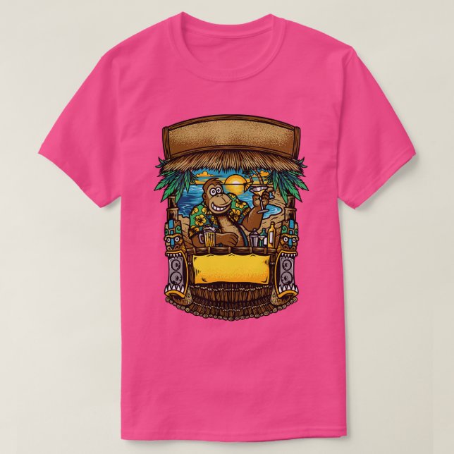 Gorilla Beach Bar  T-Shirt (Design Front)