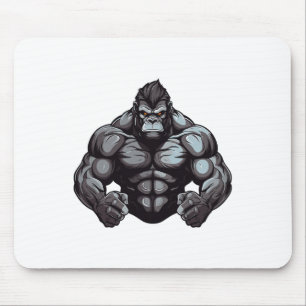 Gorilla Beast Bodybuilder Workout Gym Bodybuilding Mouse Pad