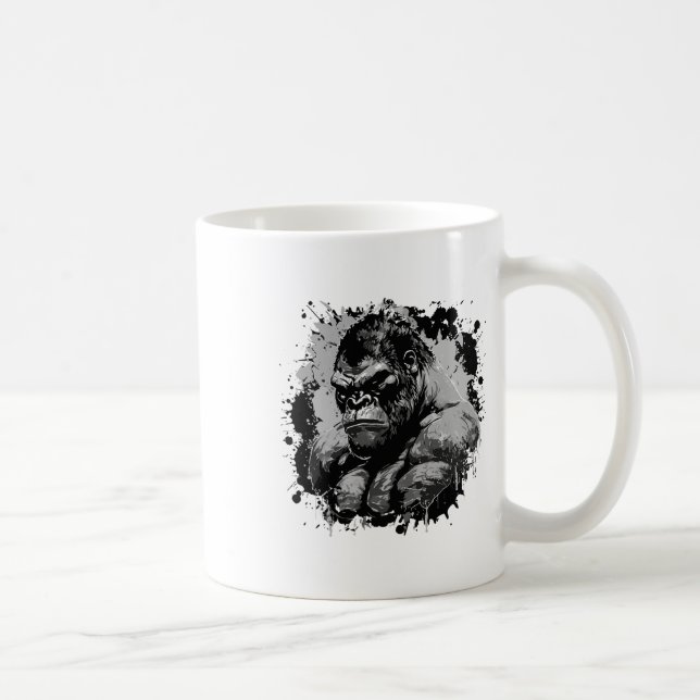 Gorilla Beast Muscles Workout Bodybuilding Boxing  Coffee Mug (Right)