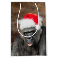 Gorilla Biddy in a Festive Christmas Hat