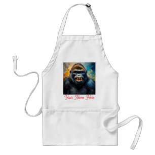  Gorilla big Smile  Standard Apron