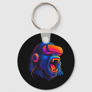 Gorilla Birthday Boys Adult Men Women Funny Gorill Key Ring