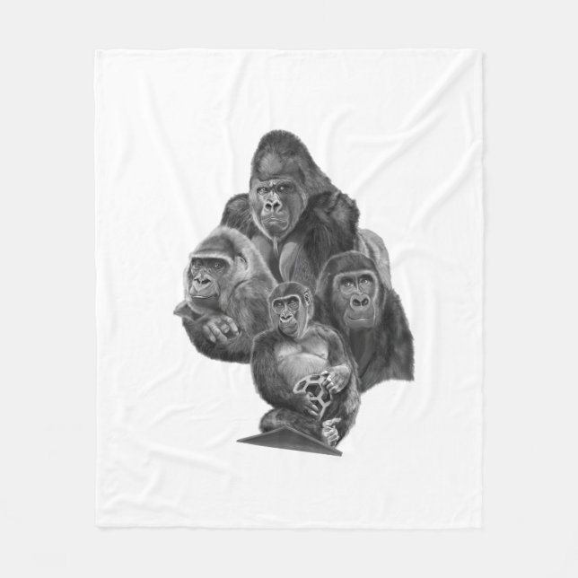 Gorilla Blanket (ゴリラのブランケット）Gorilla Life SHOP (Front)
