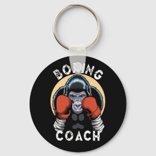 Gorilla Boxing Coach - Sports Trainer Key Ring