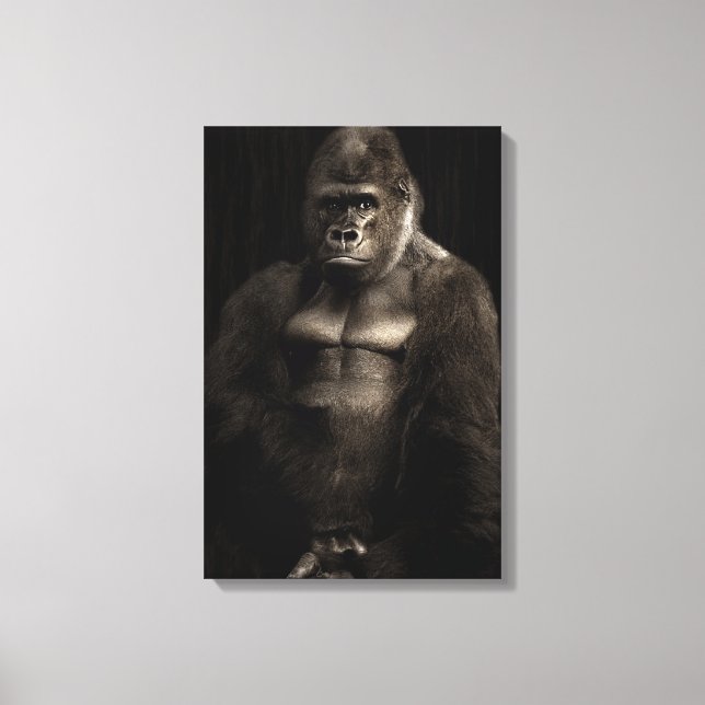 Gorilla Canvas Print (Front)