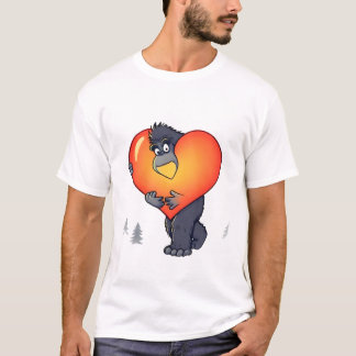 Gorilla Carrying a Giant Heart T-Shirt