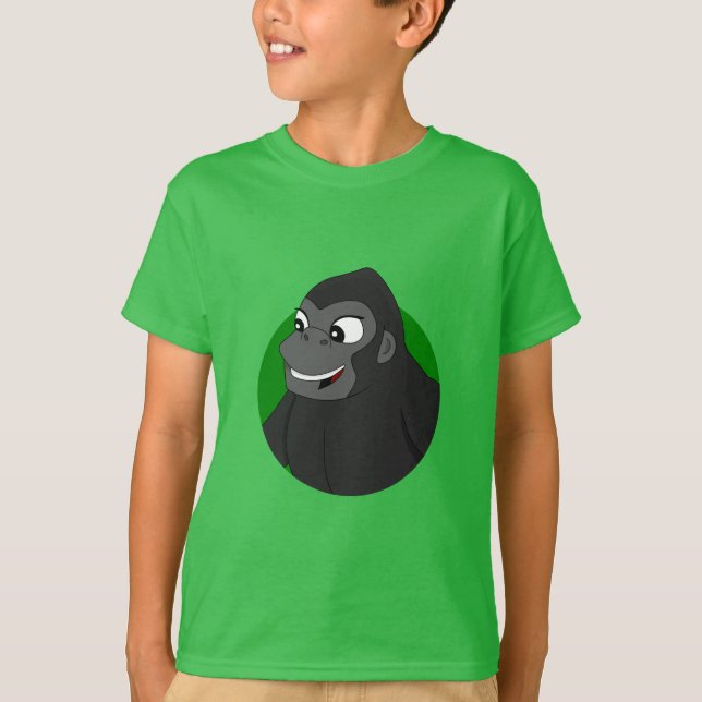 Gorilla Cartoon T-Shirt (Front)