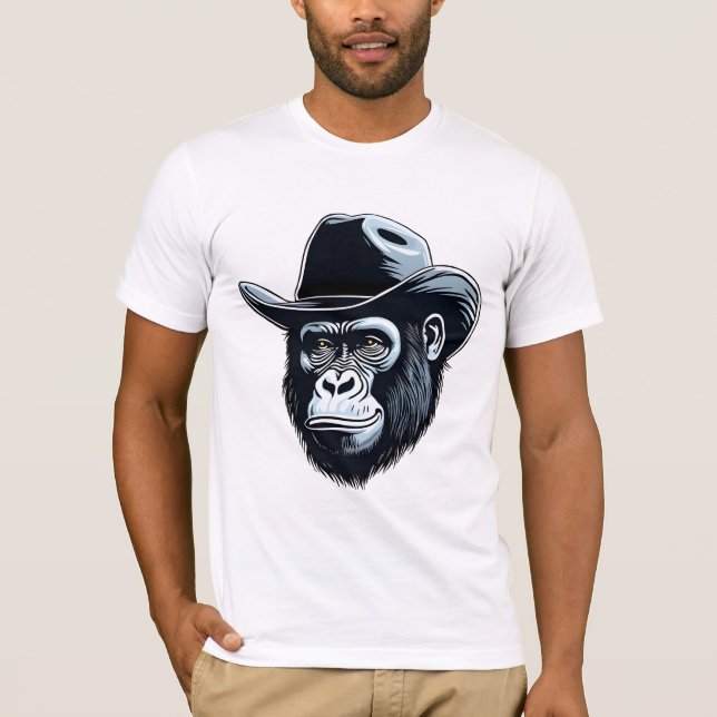 Gorilla Cowboy T-Shirt (Front)