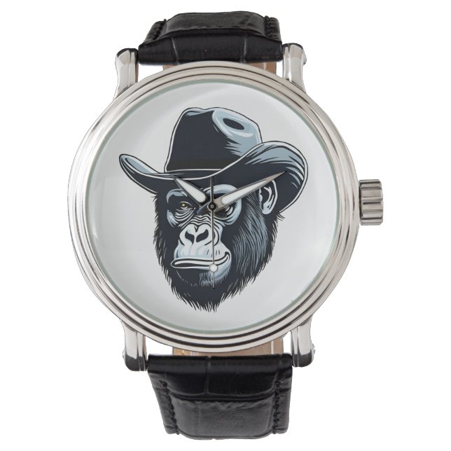 Gorilla Cowboy Watch (Front)