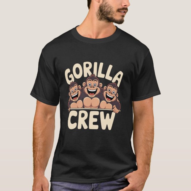Gorilla Crew Apparel Gorilla Lover Shirt Gorilla (Front)