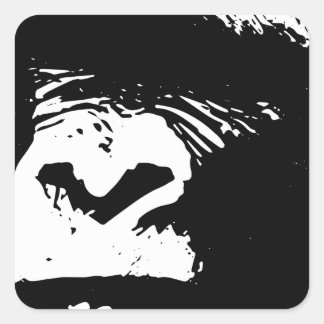 Gorilla Days Square Sticker