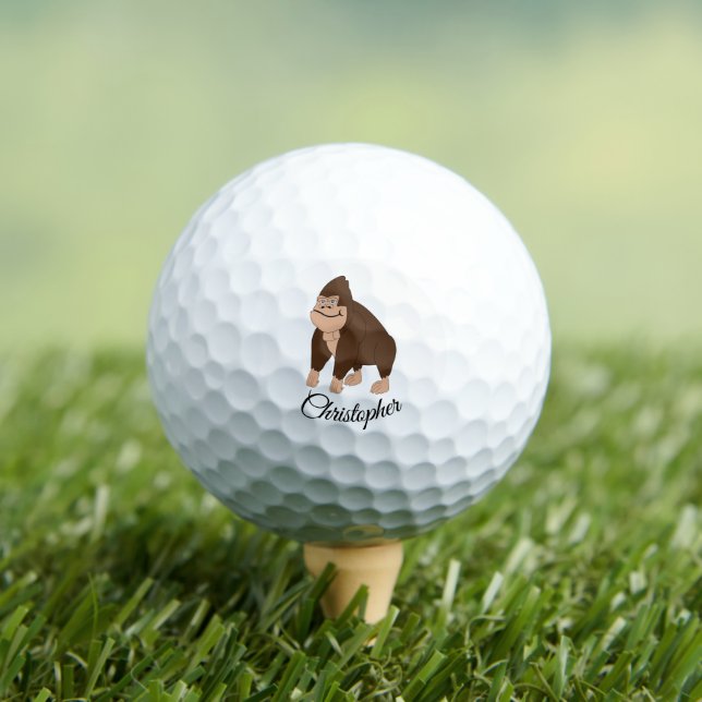 Gorilla Design Golf Balls (Insitu Tee)
