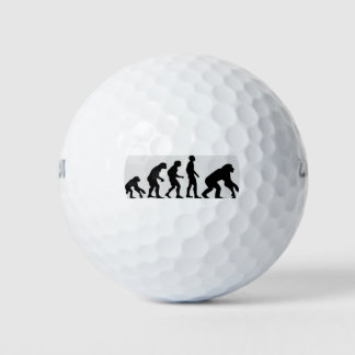 Gorilla evolution golf balls