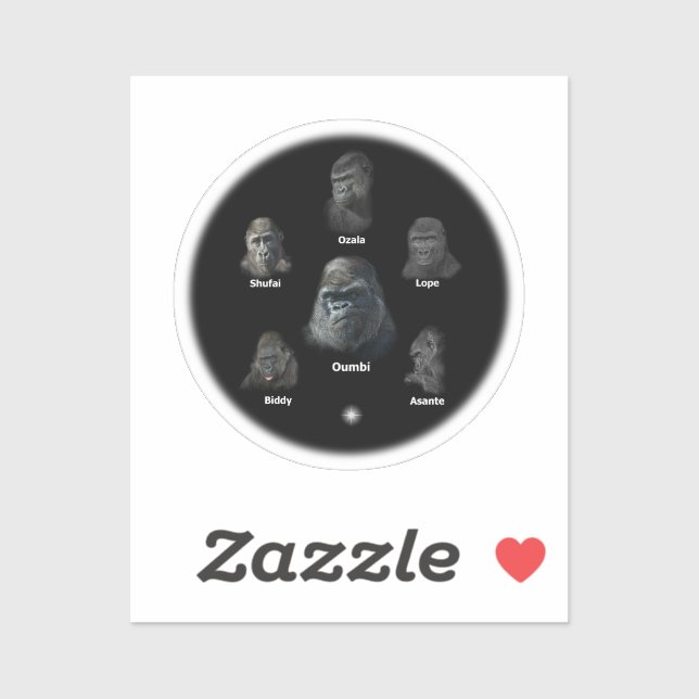 Gorilla Family (Sheet)