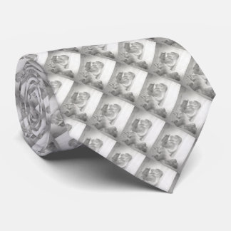 Gorilla Family BW Sketch Effect Tie