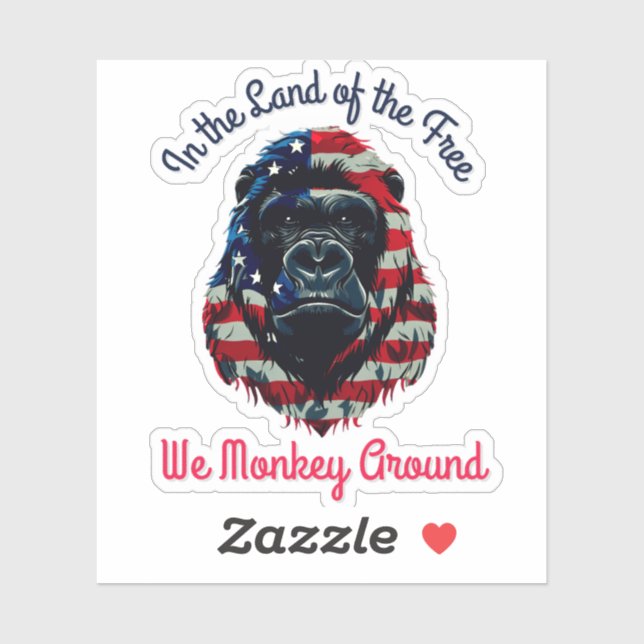 Gorilla Flag America (Sheet)