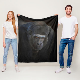 Gorilla Fleece Blanket