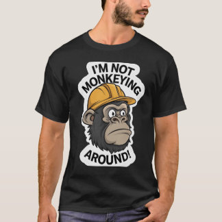 gorilla funny slogan design  T-Shirt