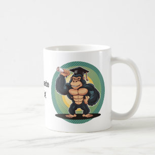 Gorilla Graduation Personalised Coffee Mug