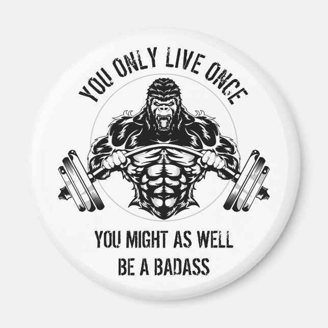 Gorilla Gym Magnet (Front)