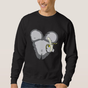 Gorilla Halloween Costume  Monkey Animal Ape Chest Sweatshirt