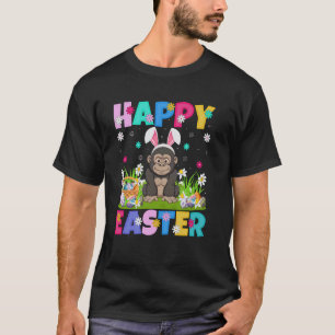 Gorilla Happy Easter Egg Hunt Bunny Ear Gorilla Ea T-Shirt