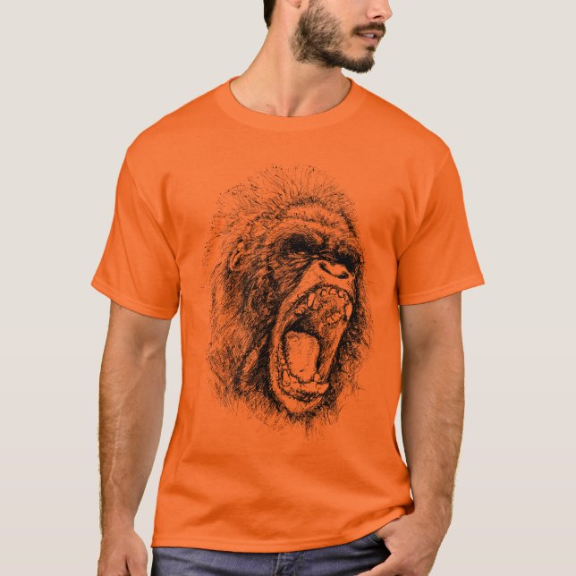 Gorilla Head T-Shirt (Front)