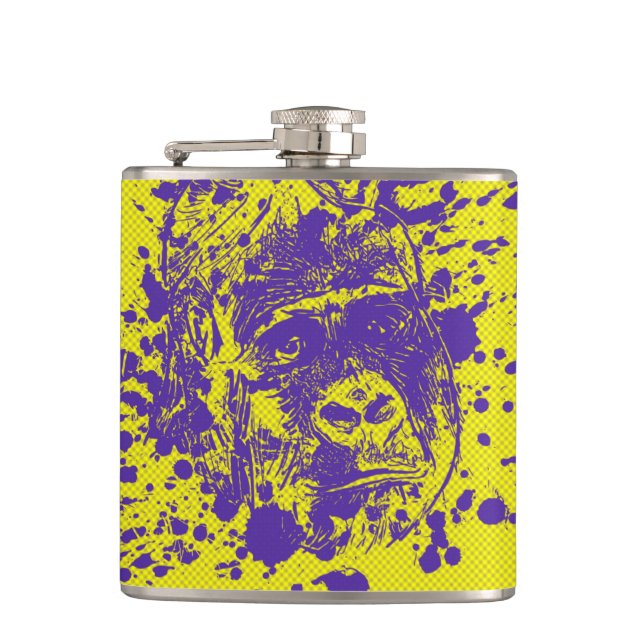 Gorilla Hip Flask (Front)