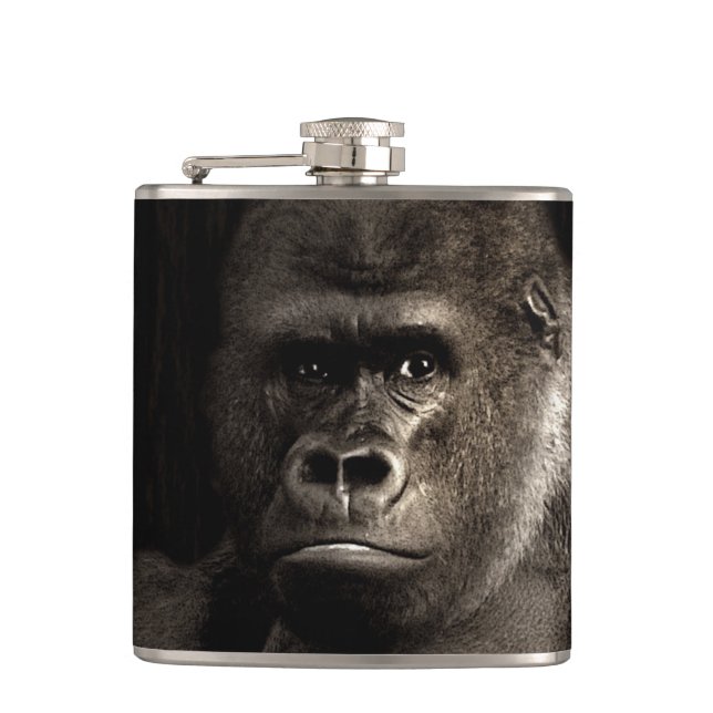 Gorilla Hip Flask (Front)