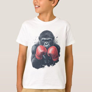 Gorilla In Boxing Gloves - Boxing Training  T-Shirt