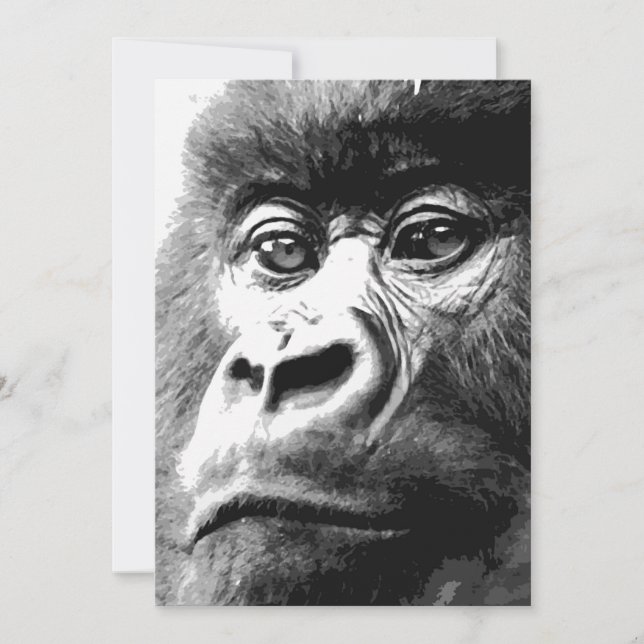 Gorilla Invitations (Front)