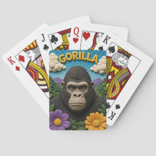 Gorilla Jungle Slope Modern KlayKoo Playing Cards