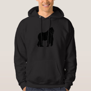 Gorilla King  Alpha   Ape Wildlife Hoodie