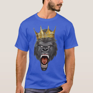 Gorilla King Crown Motivation Beast Workout Succe T-Shirt