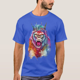 Gorilla King  Motivation Beast Workout Gym Success T-Shirt