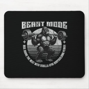 Gorilla Lifts Dumbbell - Fitness  Mouse Pad