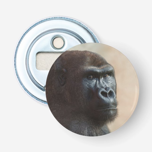 Gorilla Lope Close-up Bottle Opener (Front)