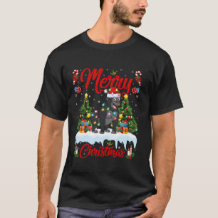 Gorilla Merry Christmas Tree Lighting Santa Gorill T-Shirt