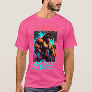 Gorilla Mode Workout Beast Gym Muscles Bodybuildi T-Shirt