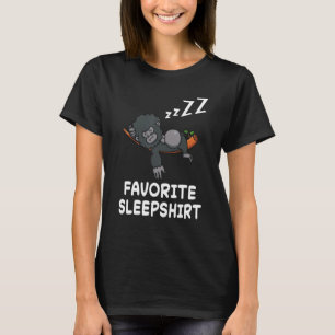 Gorilla Monkey Monkeys Nap Sleeping Sleep Pajama N T-Shirt