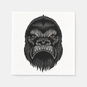 Gorilla Napkins - Illustrated Party Supplies